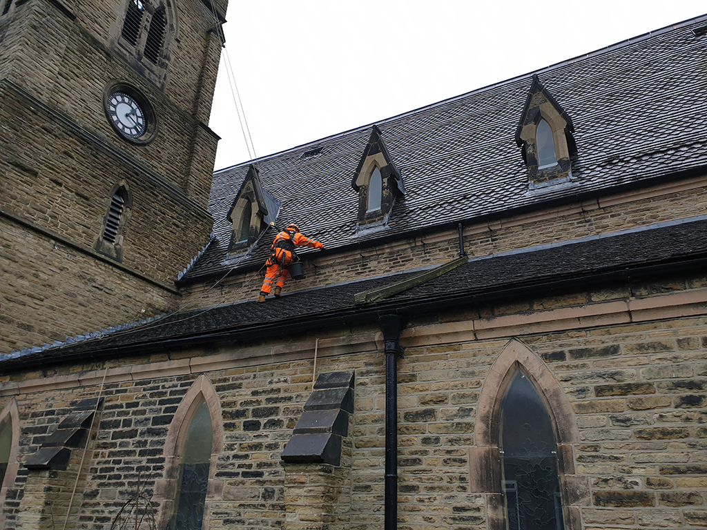 St Peter’s in Macclesfield outside